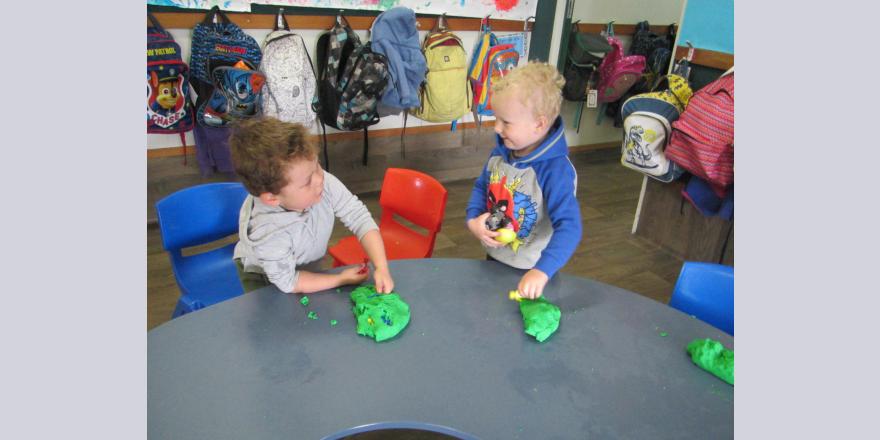 Kids playing at Darfield preschool